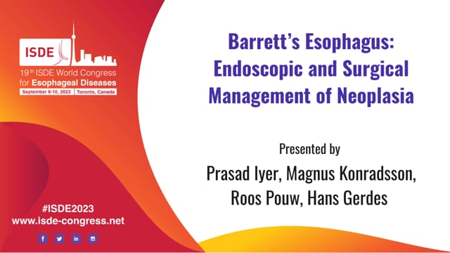 Barret's Esophagus Endoscopic and Surgical Management of Neoplasia